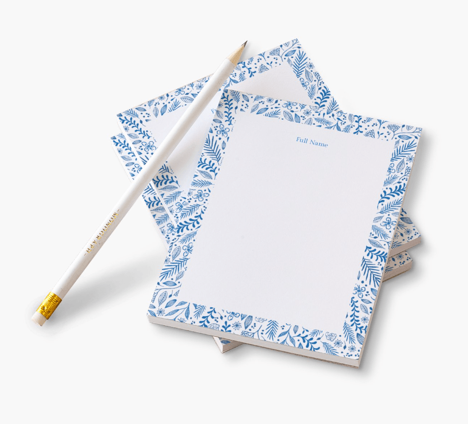 Floral Notepads for Office Use personalized mother's day gifts